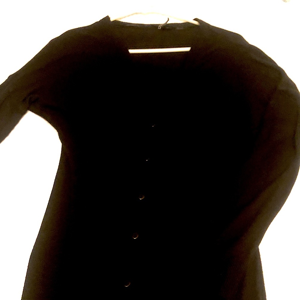 Gently used Black Cardigan Sweater size 6